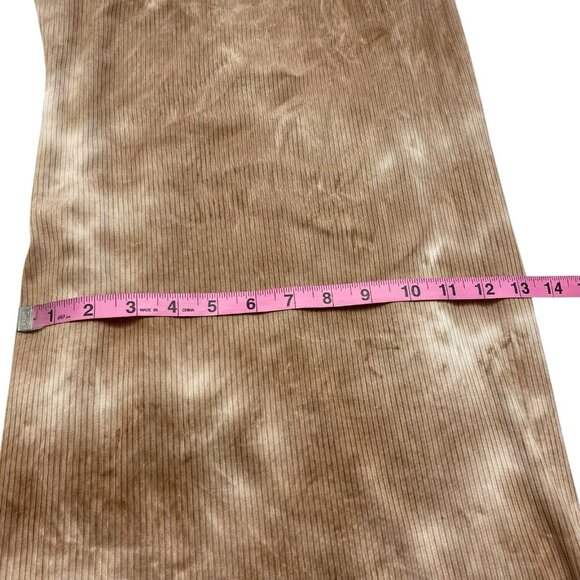 LALA Women Wide Leg Pants Lex Ribbed Tie Dye Brown Palazzo Sz 3X Leisure 76-7 - Picture 6 of 9
